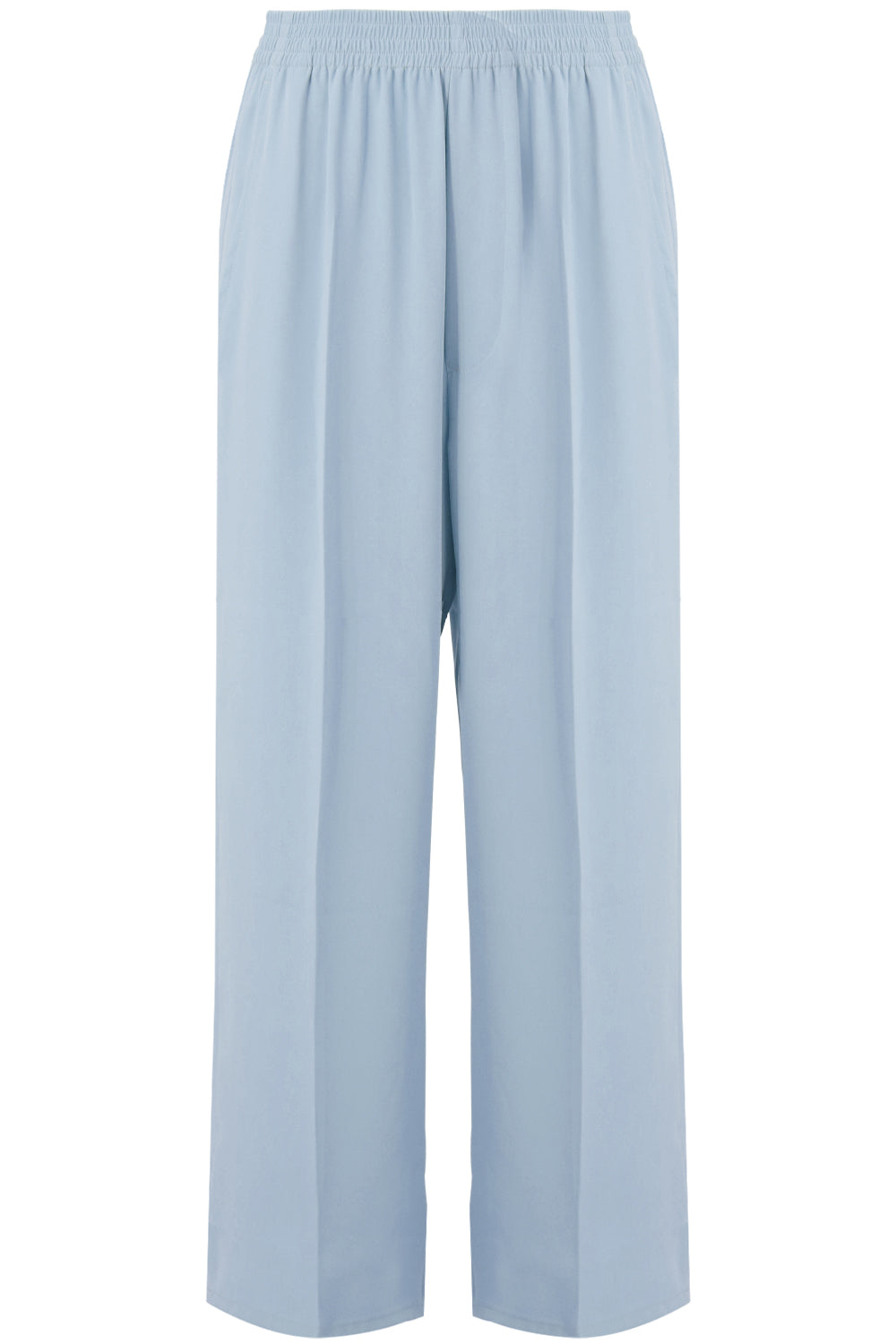 MM6 BY MAISON MARGIELA RTW CROPPED WIDE LEG CULOTTES ICE BLUE