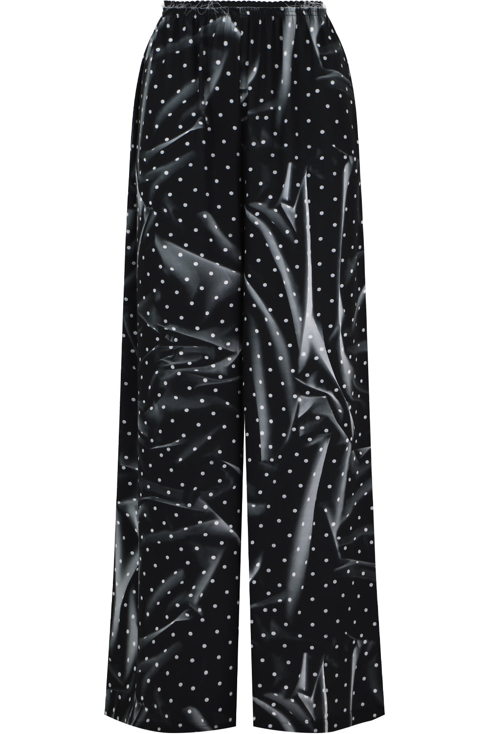 MM6 BY MAISON MARGIELA RTW GRAPHIC PRINT POLKADOT PANT BLACK