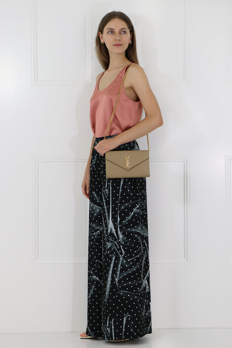 MM6 BY MAISON MARGIELA RTW GRAPHIC PRINT POLKADOT PANT BLACK