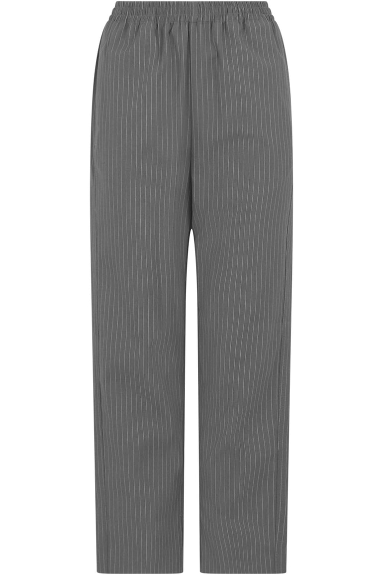 MM6 BY MAISON MARGIELA RTW PINSTRIPE PANTS GREY
