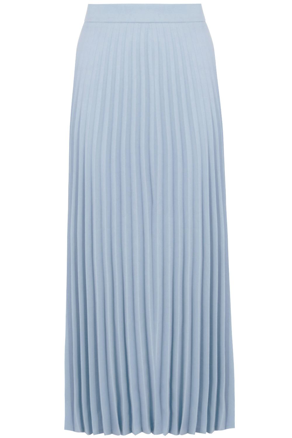 MM6 BY MAISON MARGIELA RTW PLEATED MIDI SKIRT ICE BLUE
