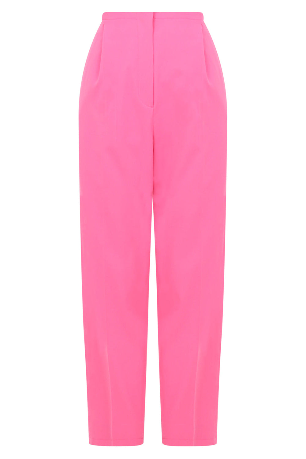 MM6 BY MAISON MARGIELA RTW RAW FINISH TAPERED PANTS NEON PINK
