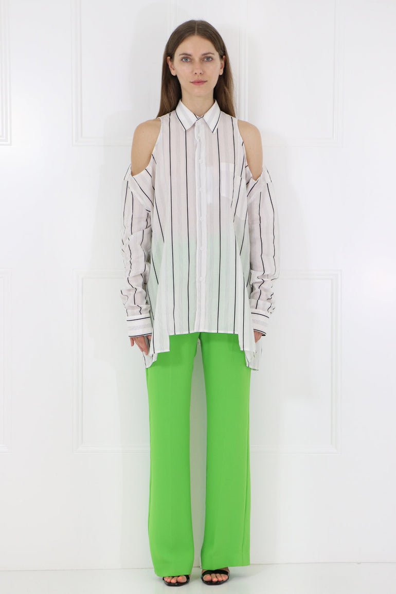 MM6 BY MAISON MARGIELA RTW RELAXED FIT PANT APPLE GREEN