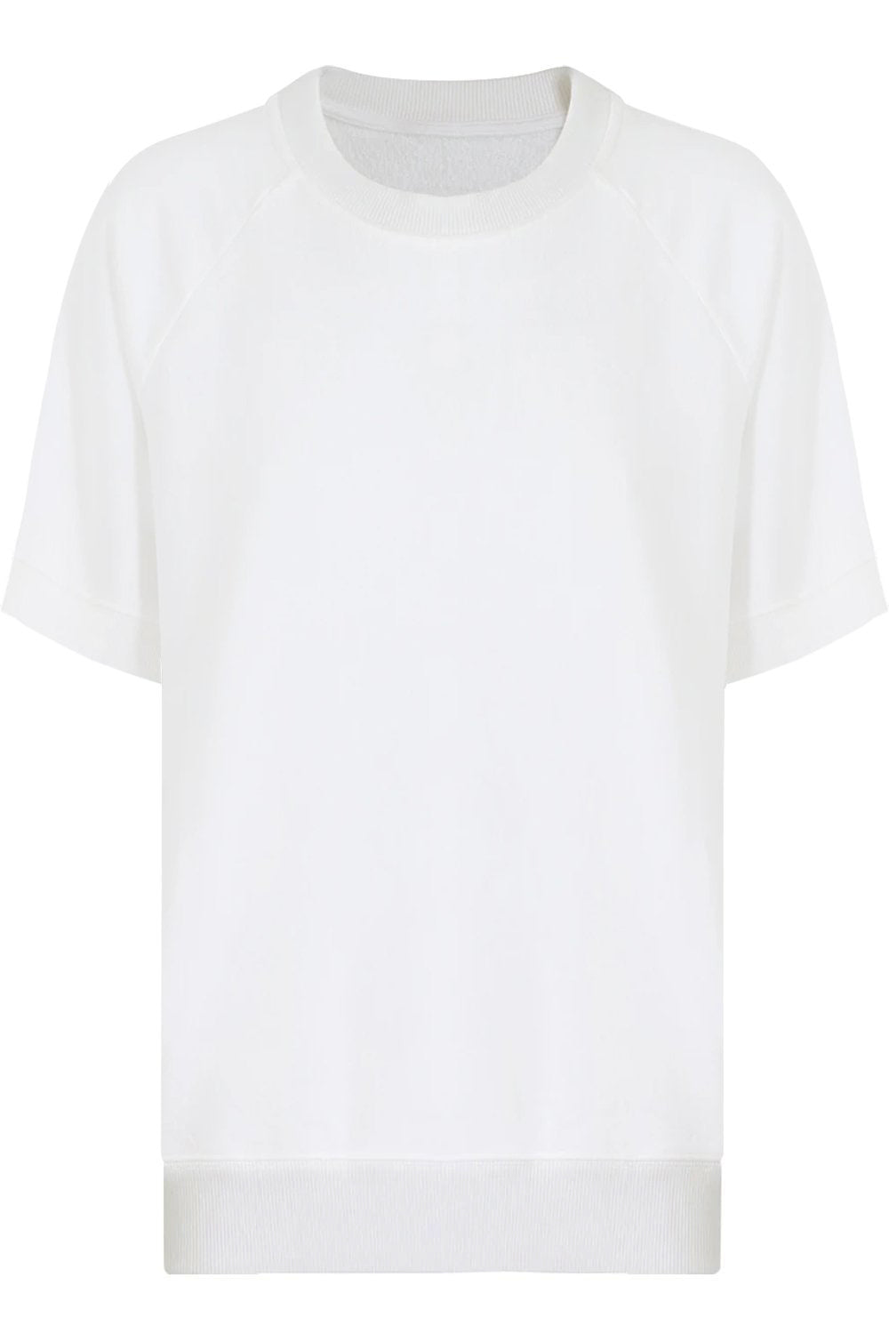 MM6 BY MAISON MARGIELA RTW SWEATSHIRT TOP S/S WHITE