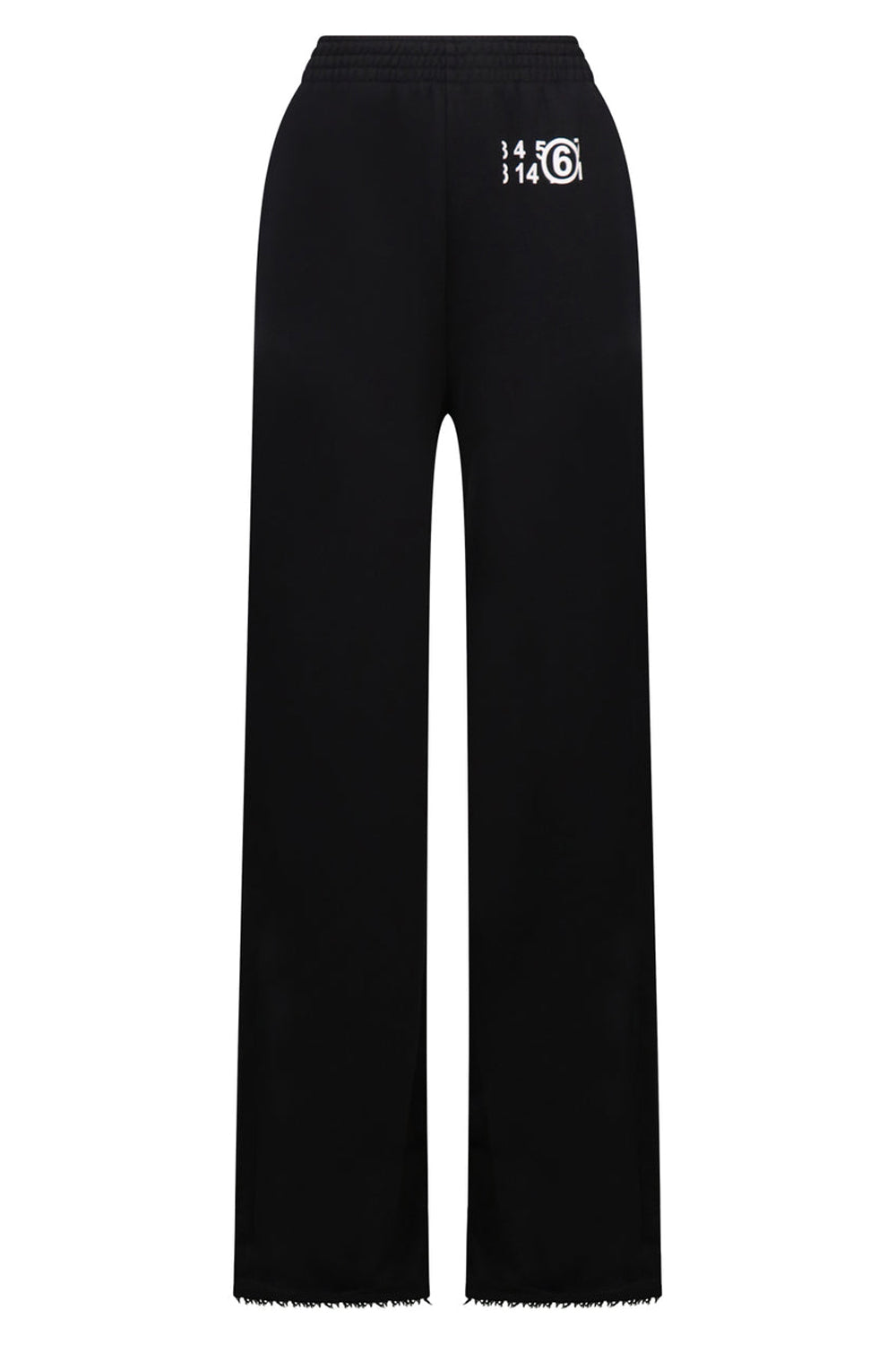 MM6 BY MAISON MARGIELA RTW WIDE LEG LOGO TRACKPANT | BLACK