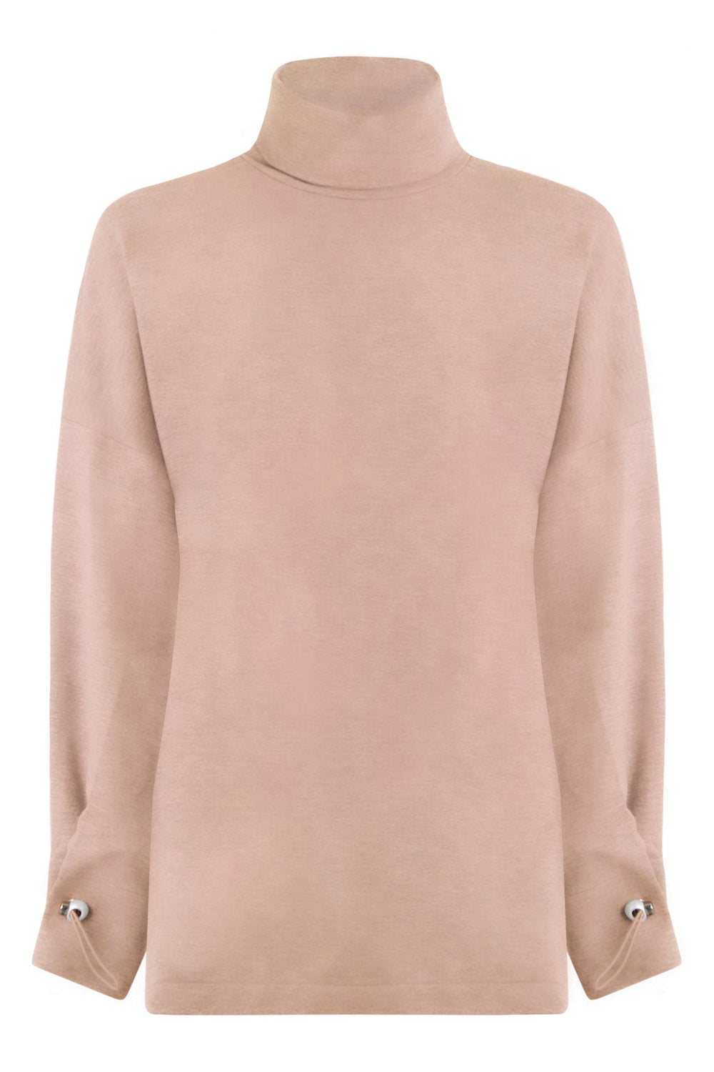 MOTHER OF PEARL TOPS AMINA TURTLENECK TOP L/S STONE