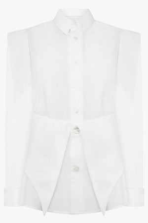 Panel Detail Shirt | White