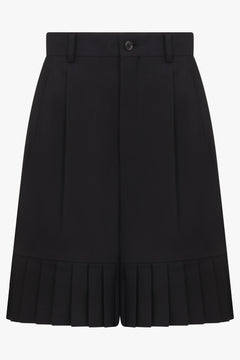 NOIR KEI NINOMIYA RTW Pleated Shorts | Black