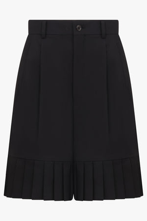 Pleated Shorts | Black