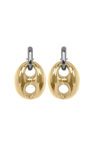 PACO RABANNE JEWELLERY MULTI EXTRA EIGHT EARRING | GOLD/SILVER