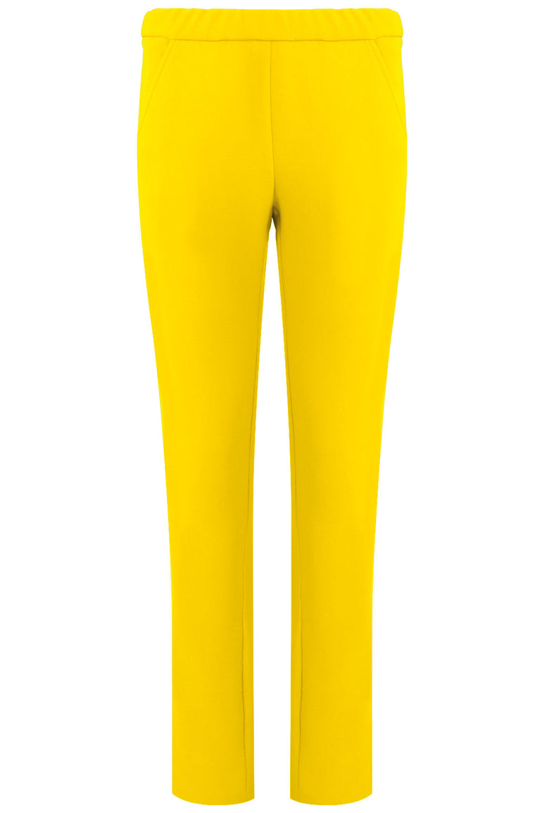 Parlour X PANTS TISSUE PERFECT PANT SUNFLOWER