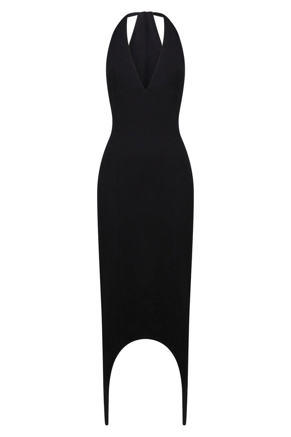 PATOU DRESSES CURVE DRESS | BLACK