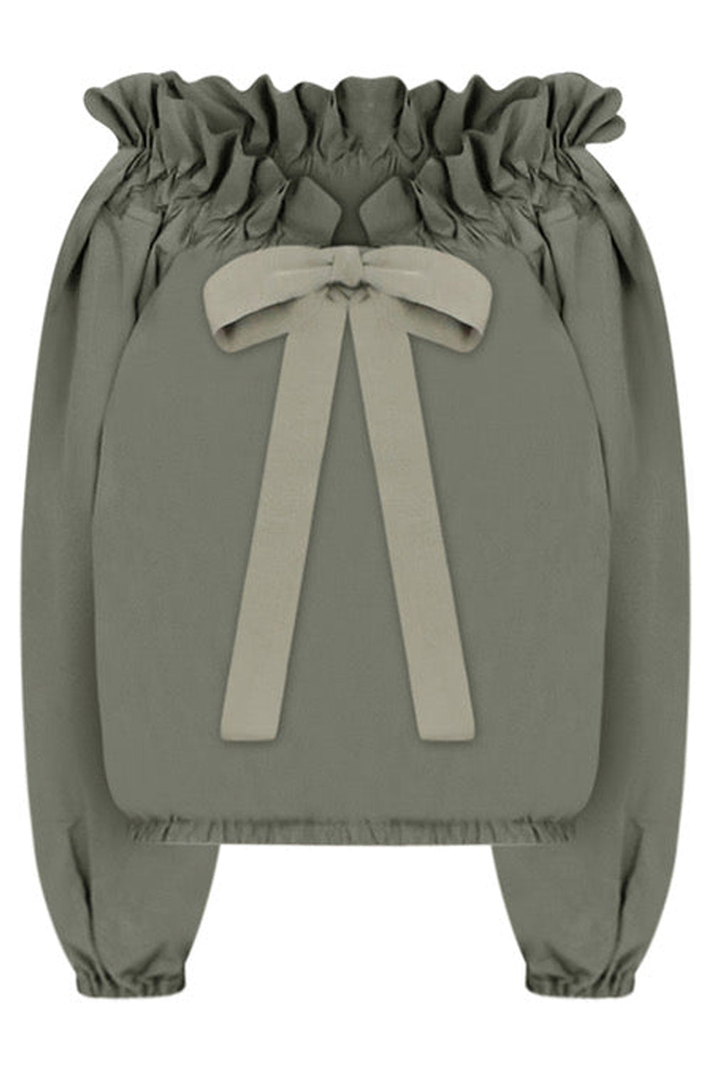 PATOU RTW GROS GRAIN L/S TOP | LODEN