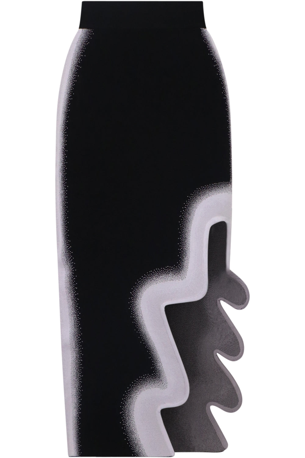 PH5 RTW RAGO WAVY MIDI SKIRT | BLACK