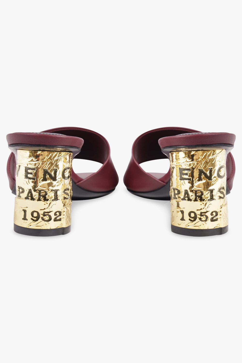 GIVENCHY SHOES 65MM Tape Heel Mule | Burgundy