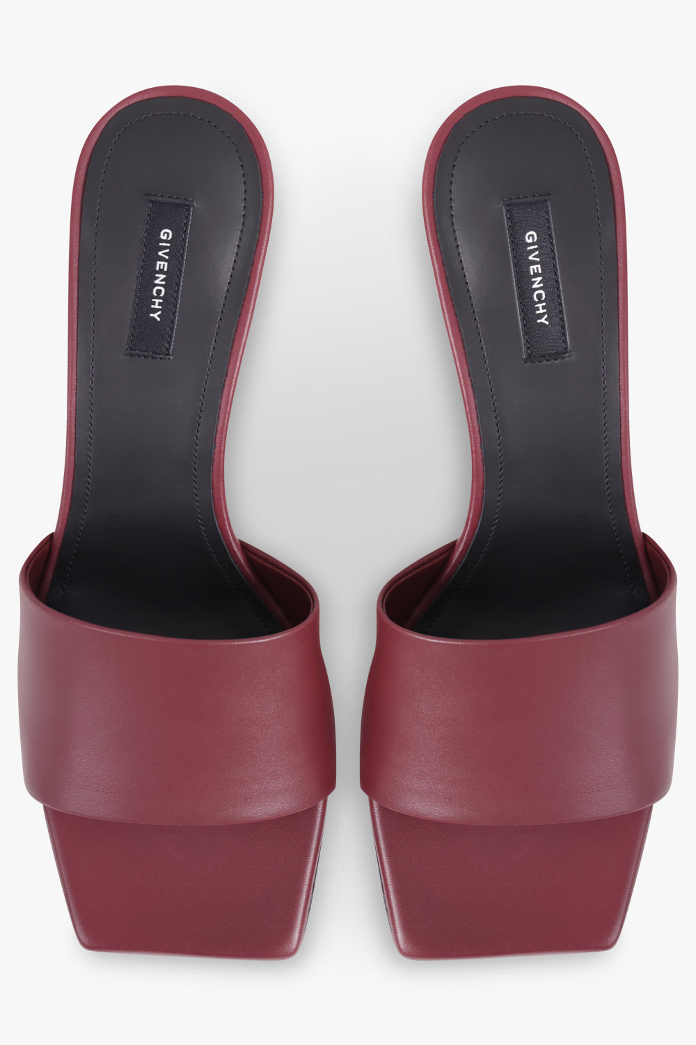 GIVENCHY SHOES 65MM Tape Heel Mule | Burgundy