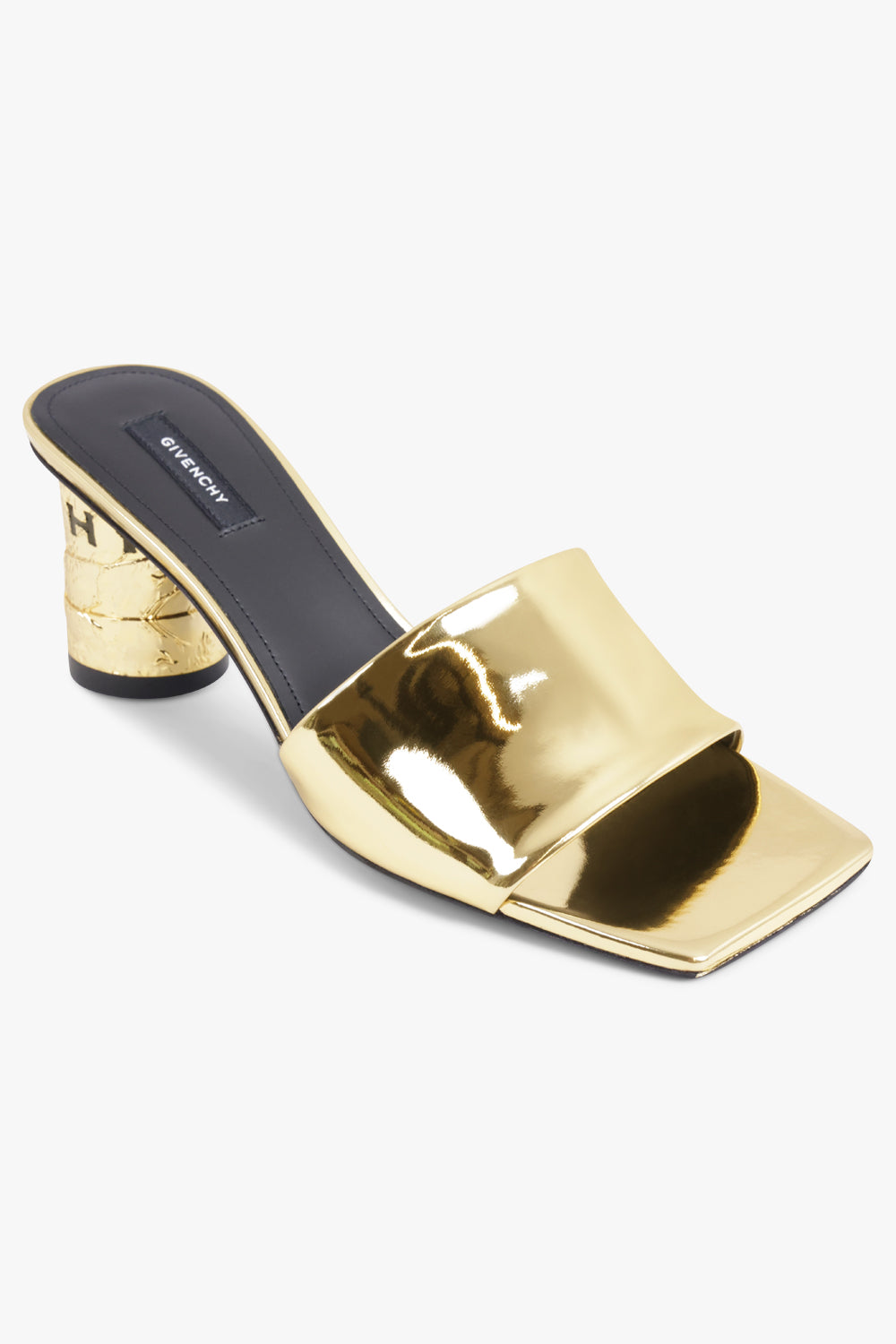 GIVENCHY SHOES 65MM Tape Heel Mule | Gold