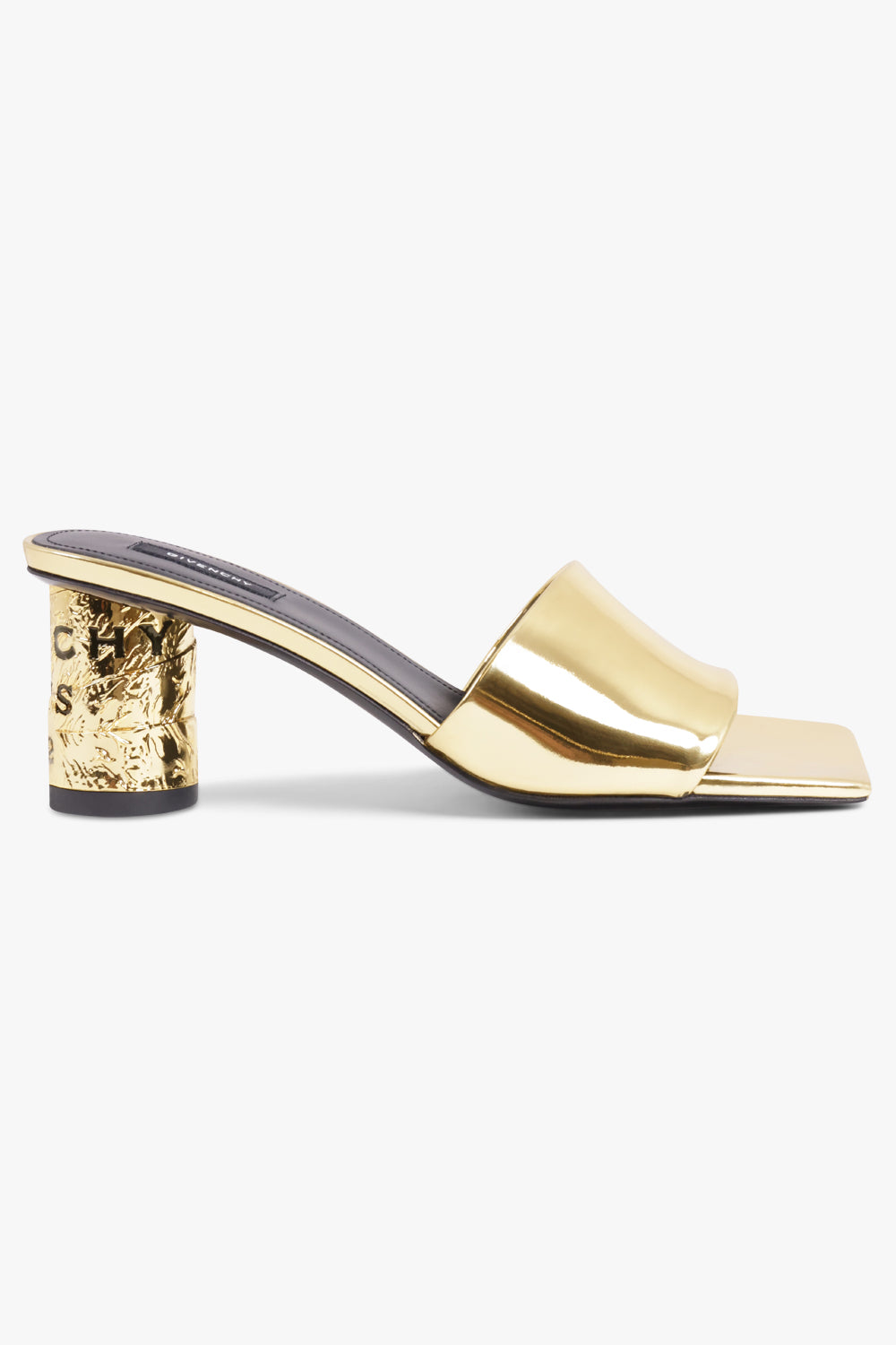 GIVENCHY SHOES 65MM Tape Heel Mule | Gold