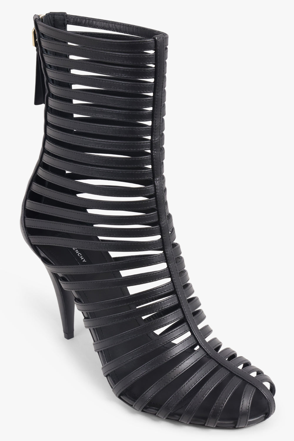 GIVENCHY SHOES 95MM Cage Ankle Boots | Black