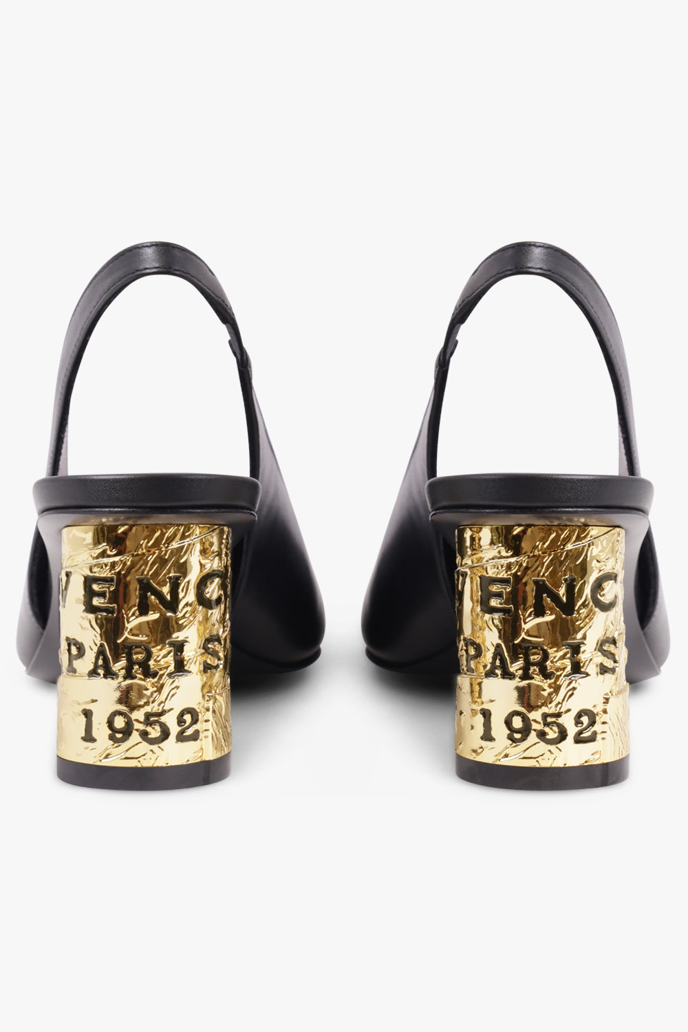 GIVENCHY SHOES 65MM Tape Sling Back Mule | Black