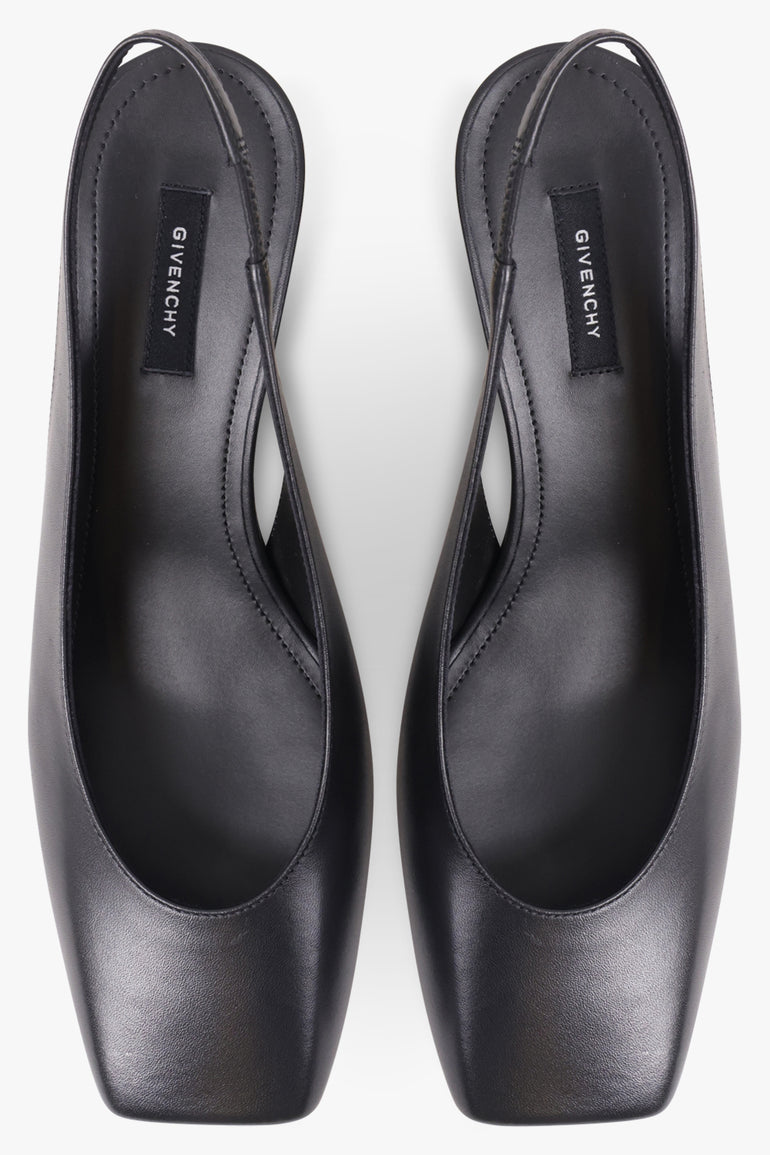 GIVENCHY SHOES 65MM Tape Sling Back Mule | Black
