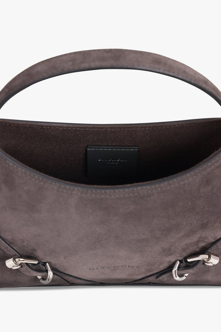 GIVENCHY BAGS GREY / DARK GREY Voyou Mini Suede Bag | Dark Grey