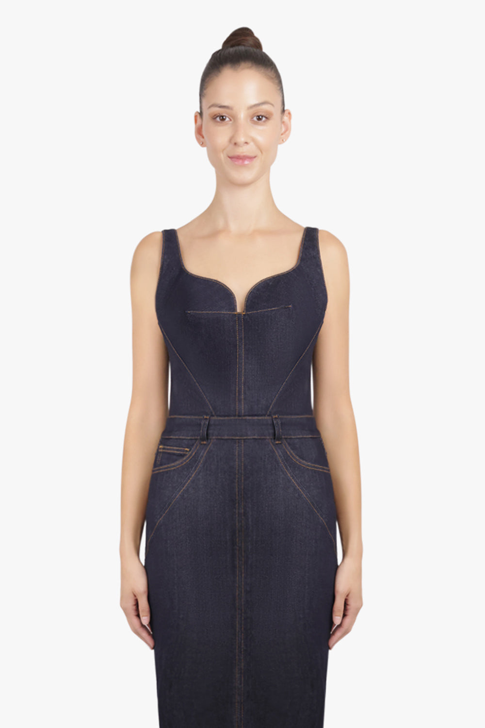 GIVENCHY RTW Kick Back Denim Dress | Dark Blue