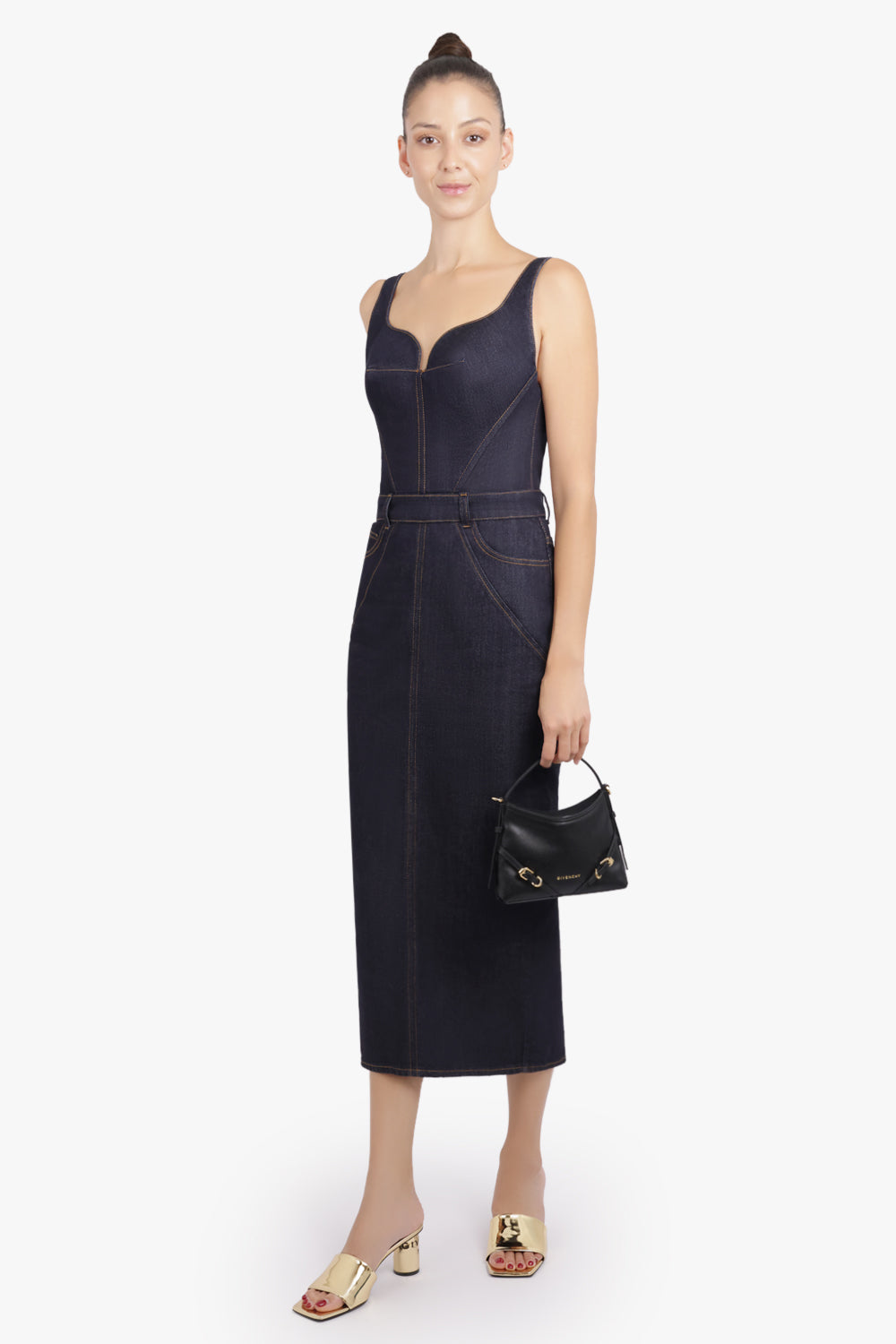 GIVENCHY RTW Kick Back Denim Dress | Dark Blue