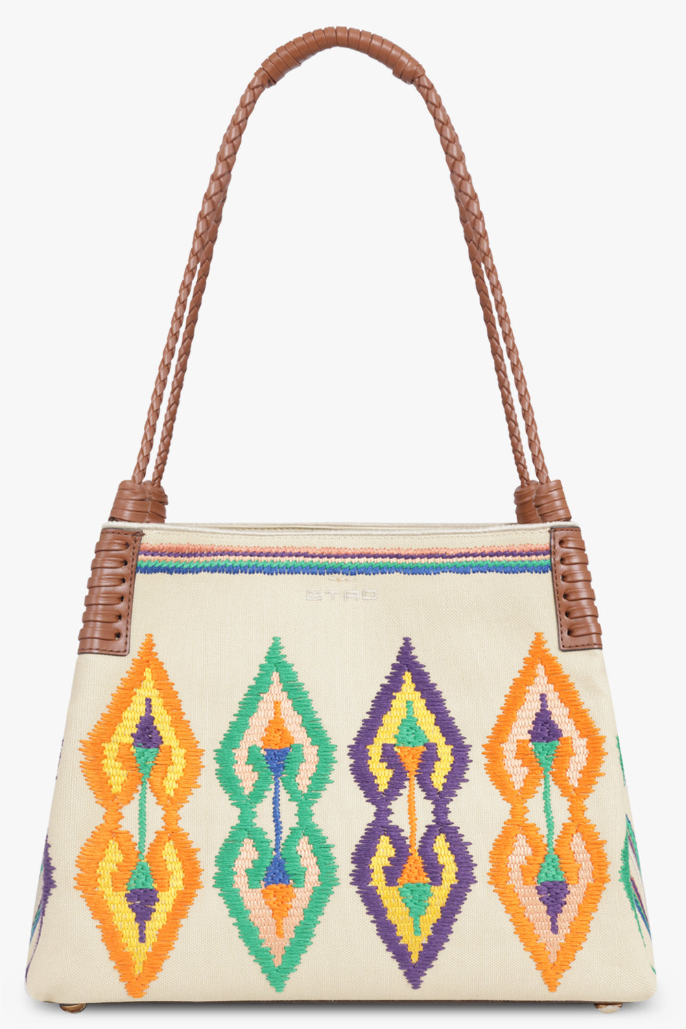 ETRO BAGS PATTERN / Beige Medium Libra Shopping Tote | Beige