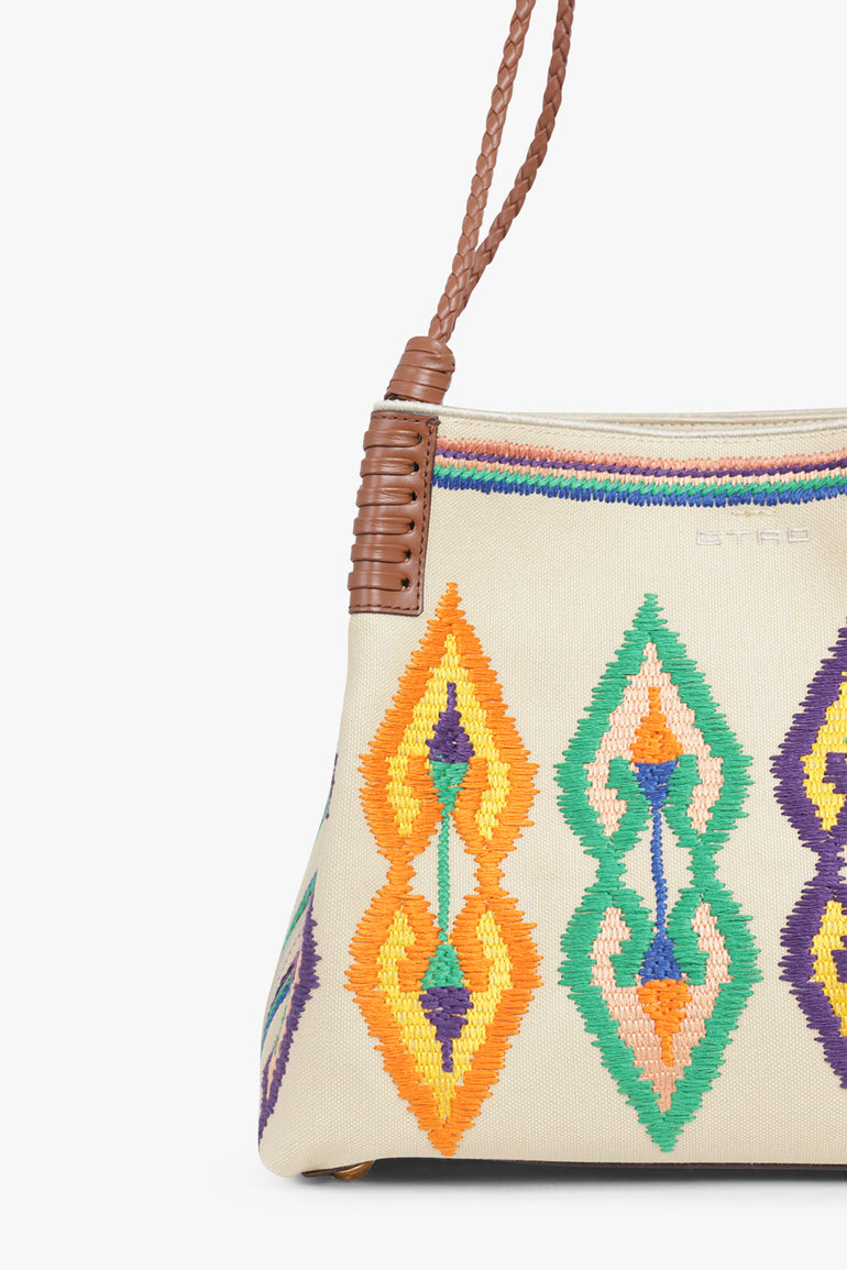 ETRO BAGS PATTERN / Beige Medium Libra Shopping Tote | Beige