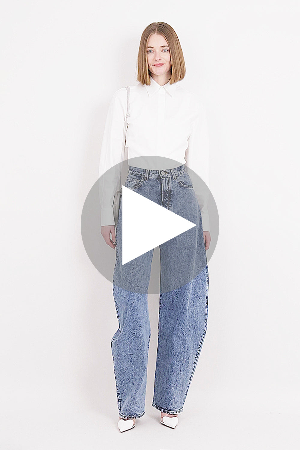 Layer L/S Shirt Bodysuit | White – Parlour X