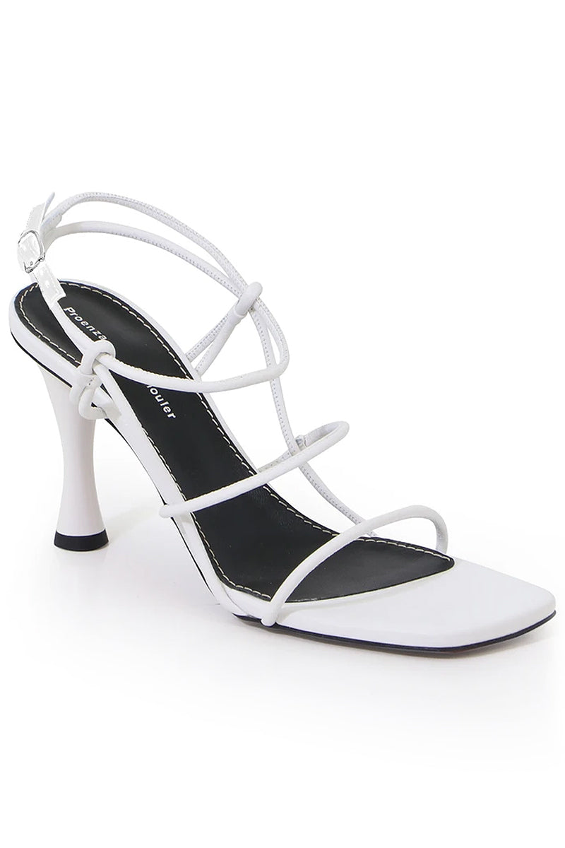 PROENZA SCHOULER SHOES STRAPPY SANDAL 90MM WHITE