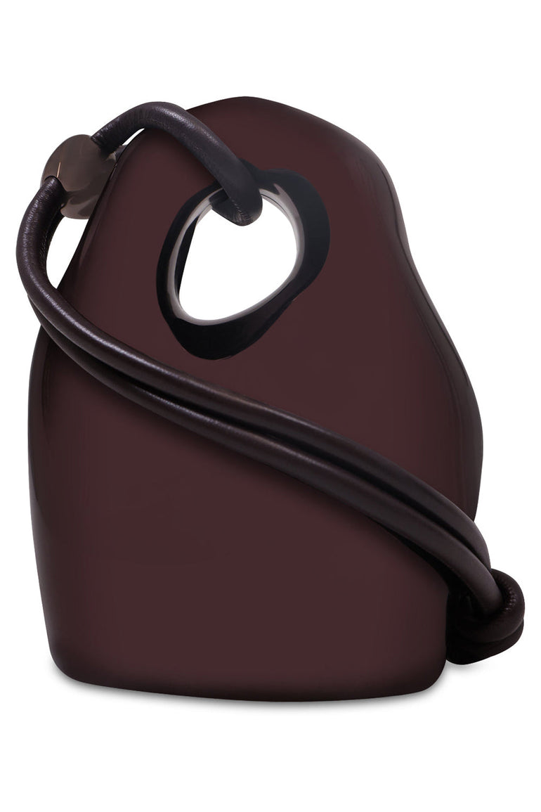 PUBLISHED BY BAGS PURPLE RUBY'S LOST STONE BAG | AUBERGINE CHROME