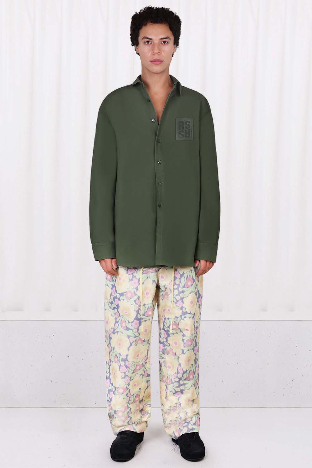 RAF SIMONS RTW DENIM SHIRT | KHAKI
