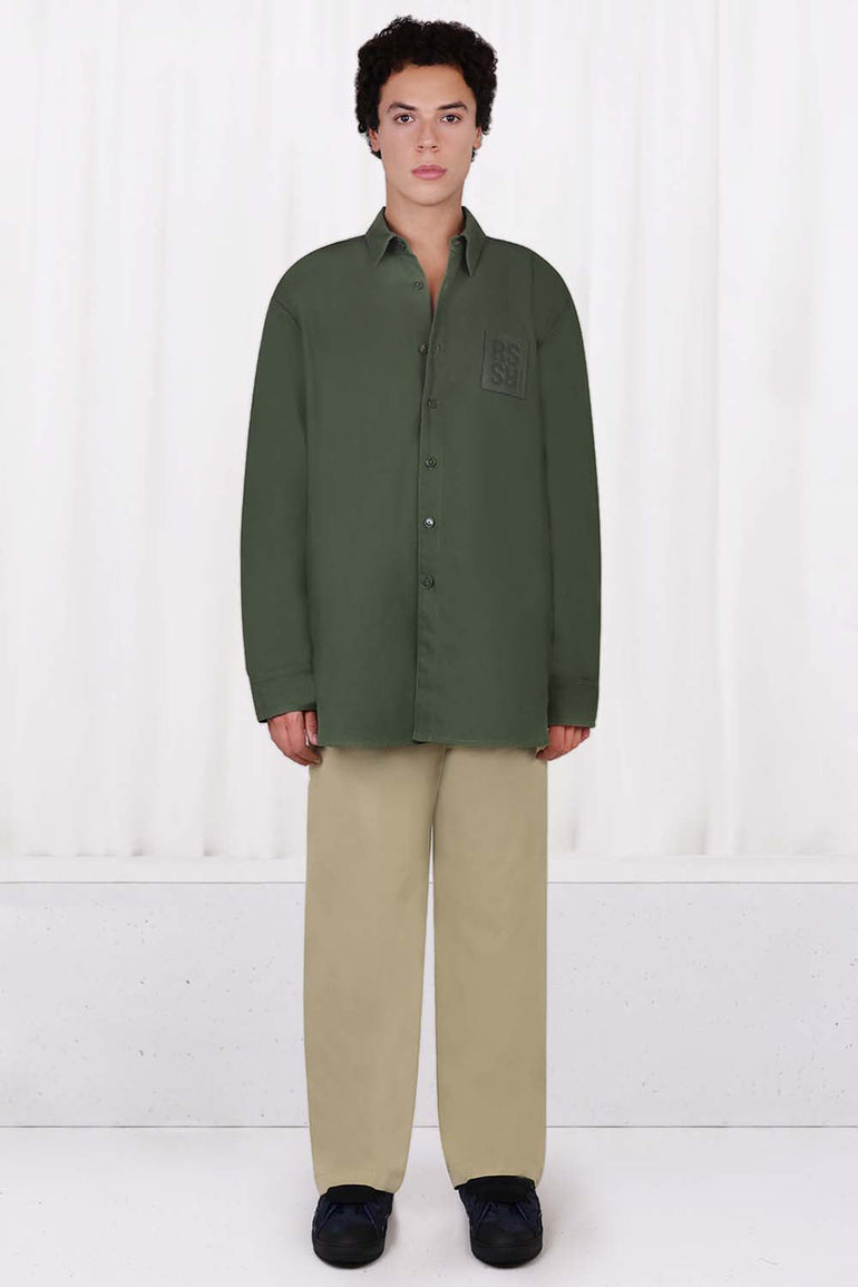 RAF SIMONS RTW DENIM SHIRT | KHAKI
