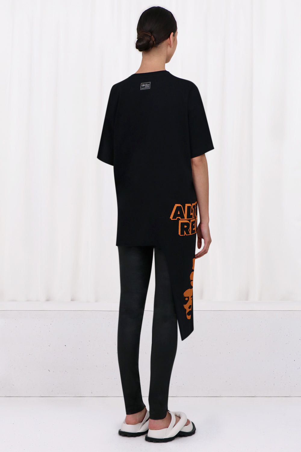 RAF SIMONS Altered Reality Cut Out shirt