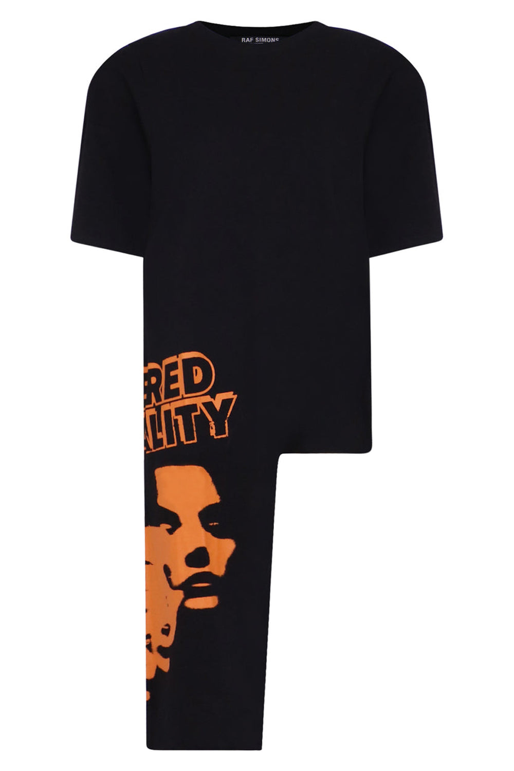 RAF SIMONS T-SHIRTS ALTERED REALITY CUT OUT T-SHIRT | BLACK