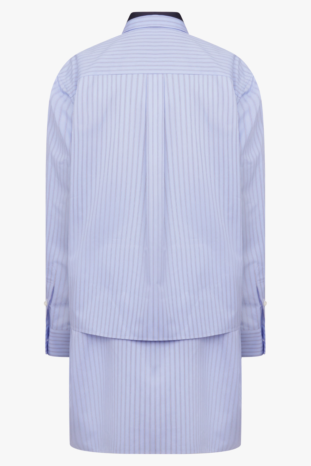 SACAI LAYER STRIPE SHIRT DRESS BLUE NEW SEASON PARLOUR X – Parlour X