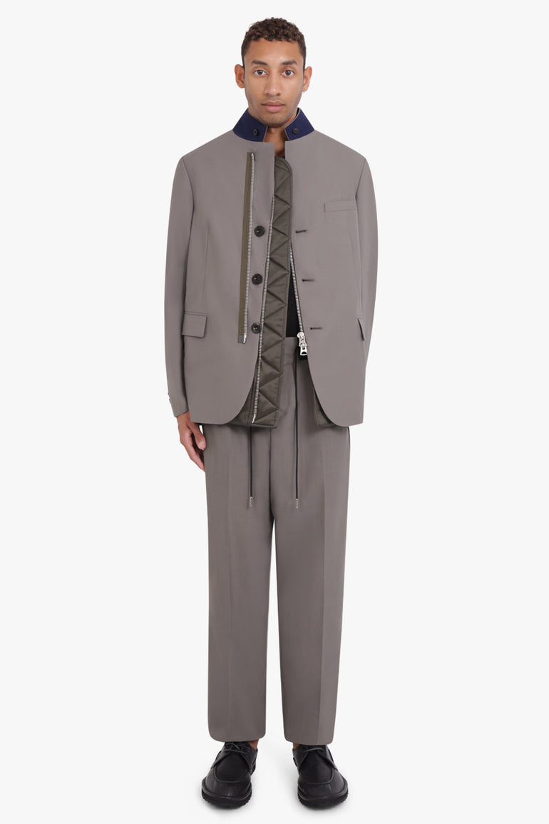 SACAI JACKETS SUITING JACKET | TAUPE