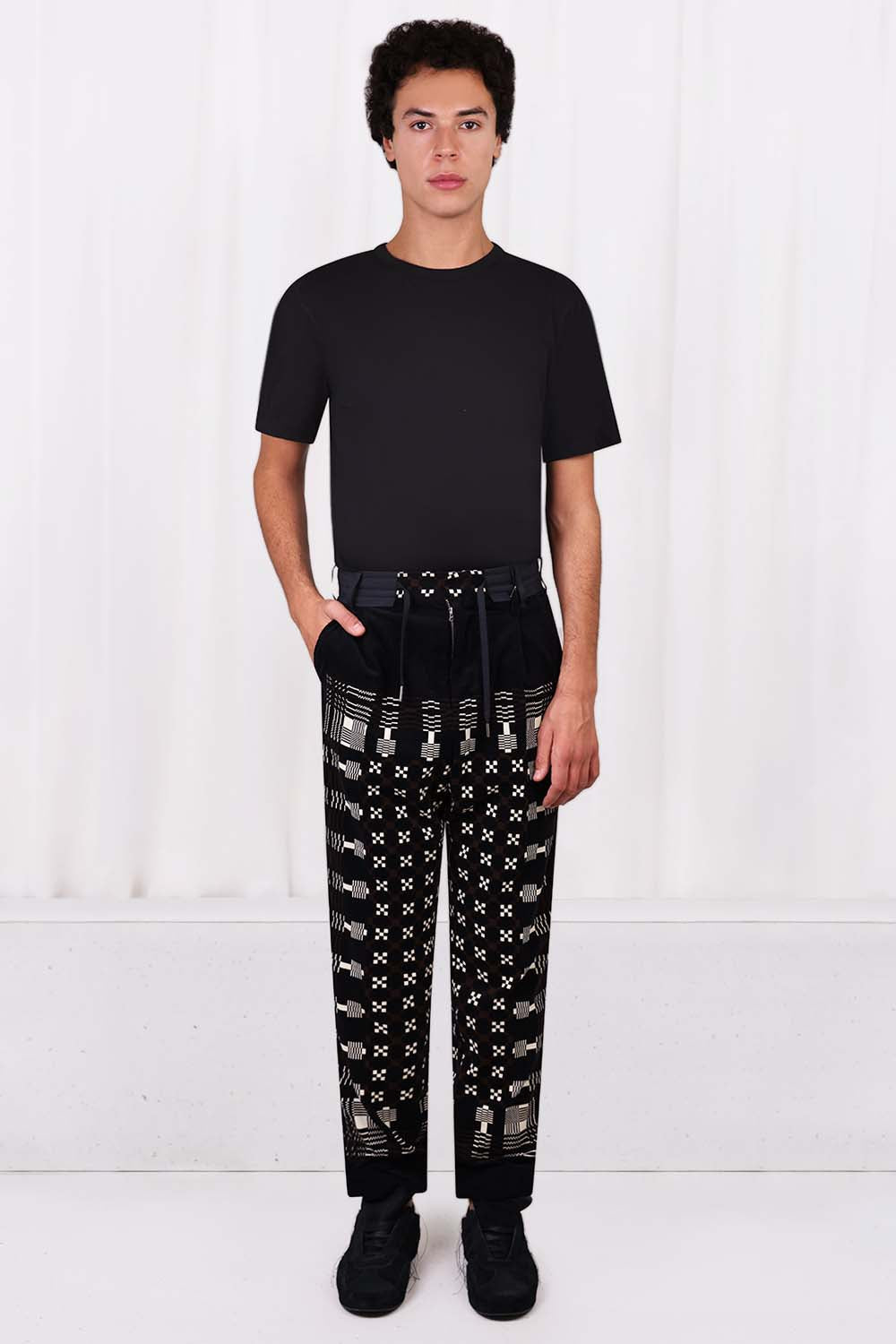 sacai - 美品sacai 21ss Komon print pant 小紋柄 パンツの通販 by  