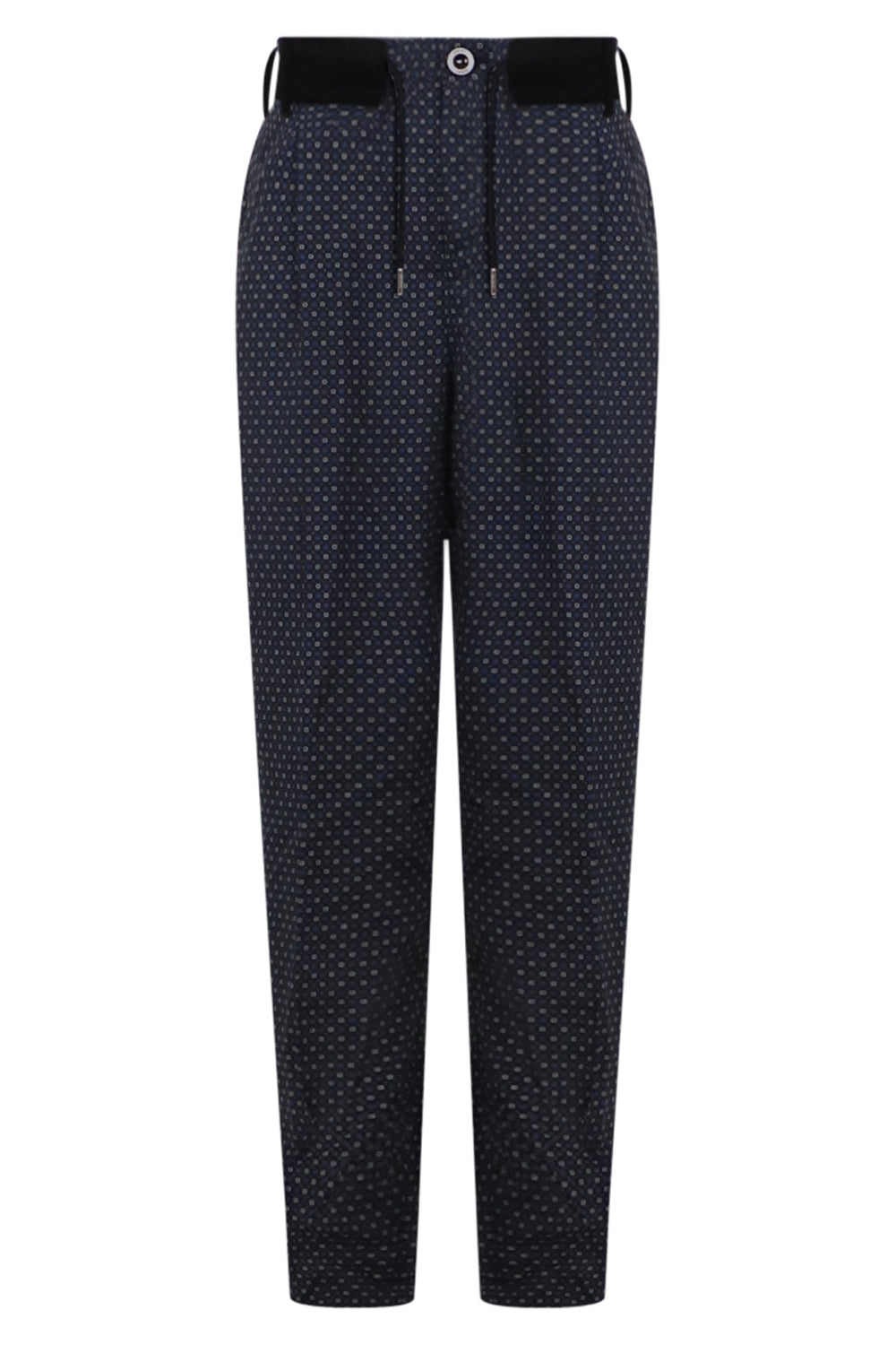 SACAI RTW KOMON PRINT PANTS | BLACK