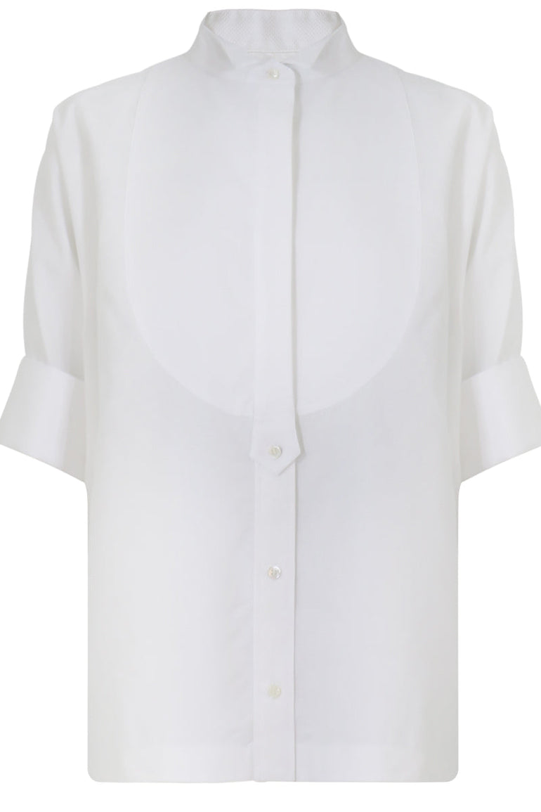 SACAI RTW OVERSIZED POPLIN SHIRT S/S WHITE