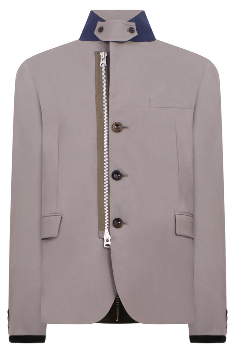 SACAI RTW SUITING JACKET | TAUPE