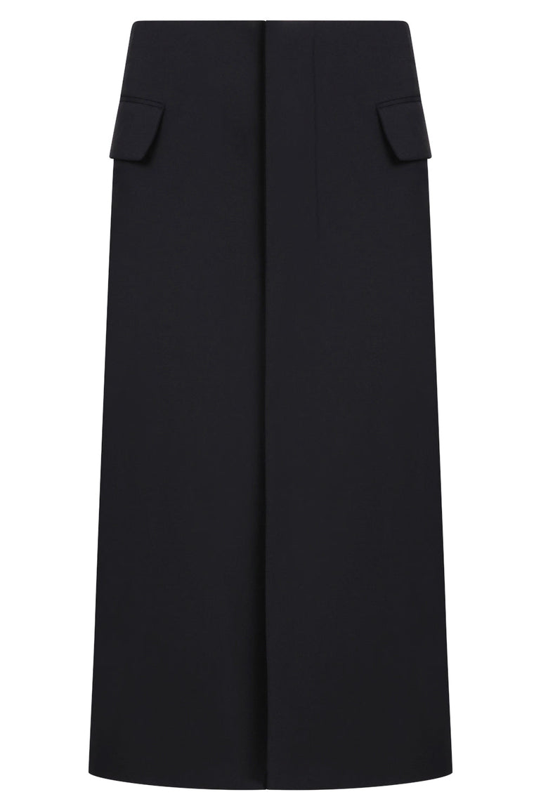 SACAI RTW Suiting Mix Skirt | Black