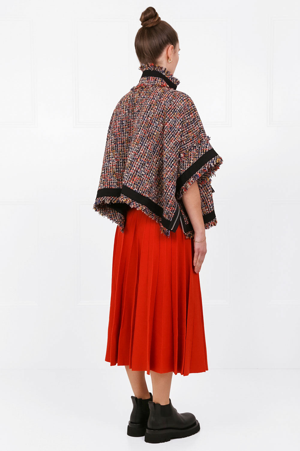 SACAI RTW TWEED OVERSIZED BLOUSE S/S MULTI