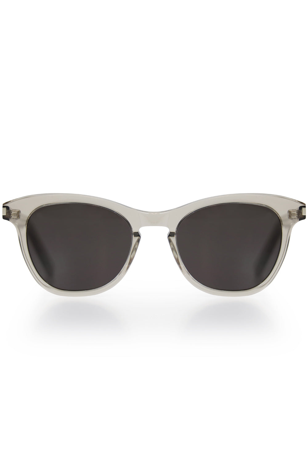 SAINT LAURENT ACCESSORIES KATE CAT EYE SUNGLASSES ECRU
