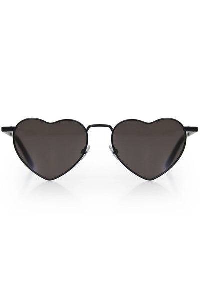 SAINT LAURENT LOULOU NEW WAVE METAL SUNGLASSES BLACK PARLOUR X