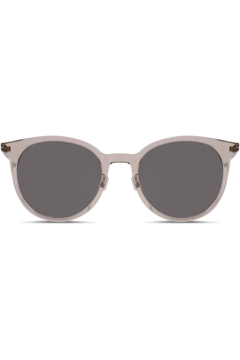 SAINT LAURENT ACCESSORIES BEIGE SL 488 SUNGLASSES | CREAM