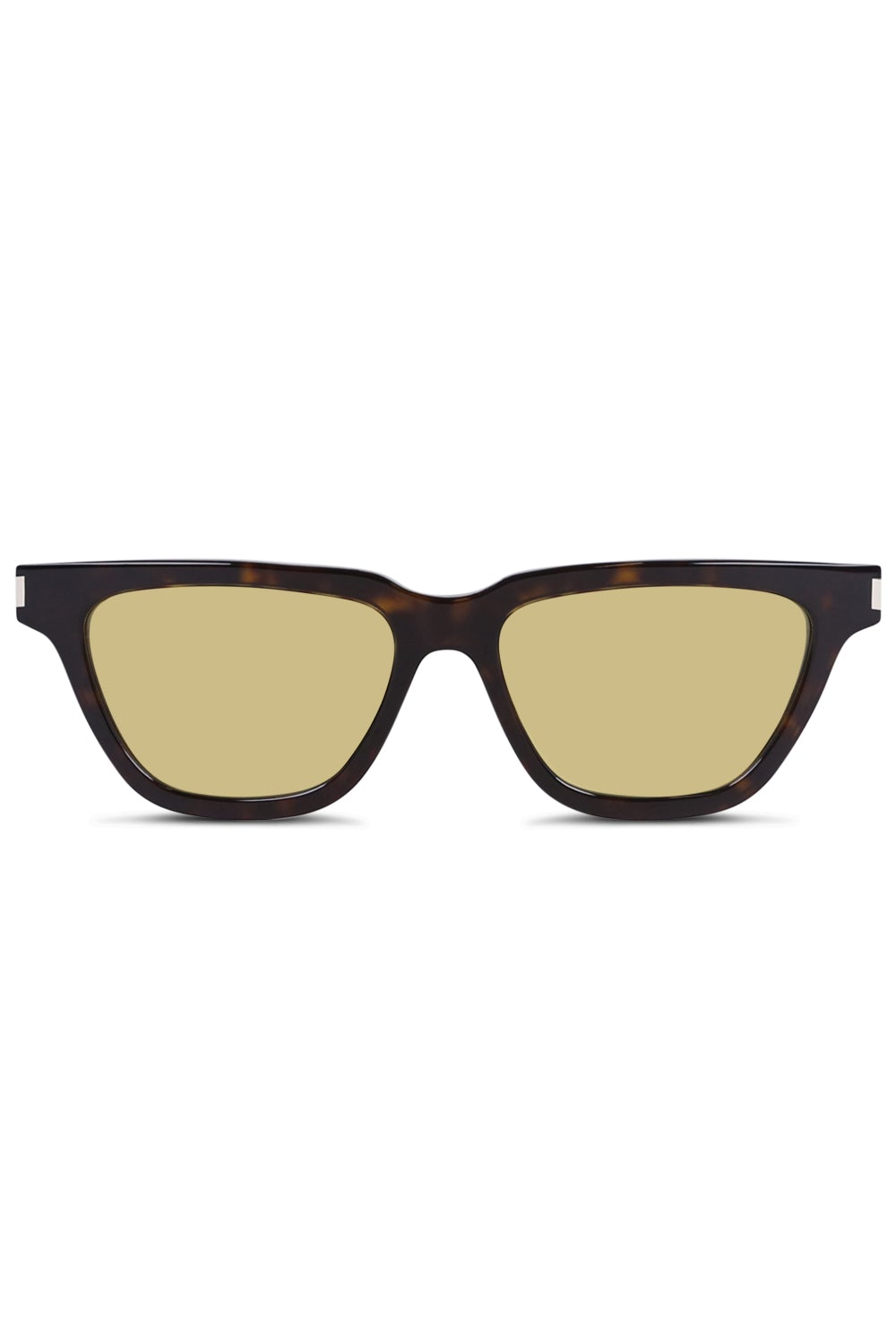 SAINT LAURENT ACCESSORIES YELLOW SULPICE 462 SUNGLASSES | DARK HAVANA YELLOW
