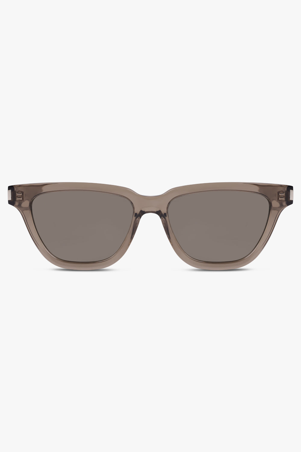 SAINT LAURENT ACCESSORIES Brown Sulpice 462 Sunglasses | Transparent Brown/Light Grey